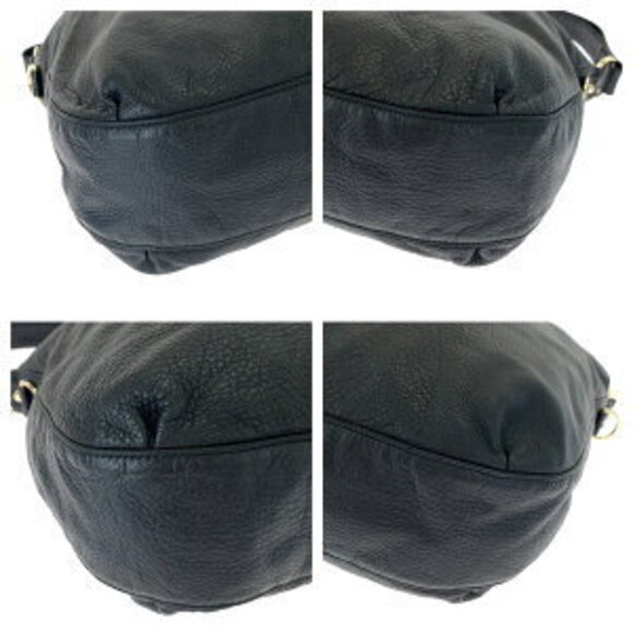Gucci Wave Hobo shoulder black Crocodile bag GG leather New main image 3
